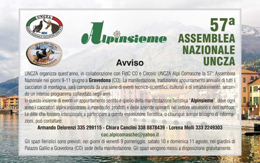 Assemblea Nazionale UNCZA